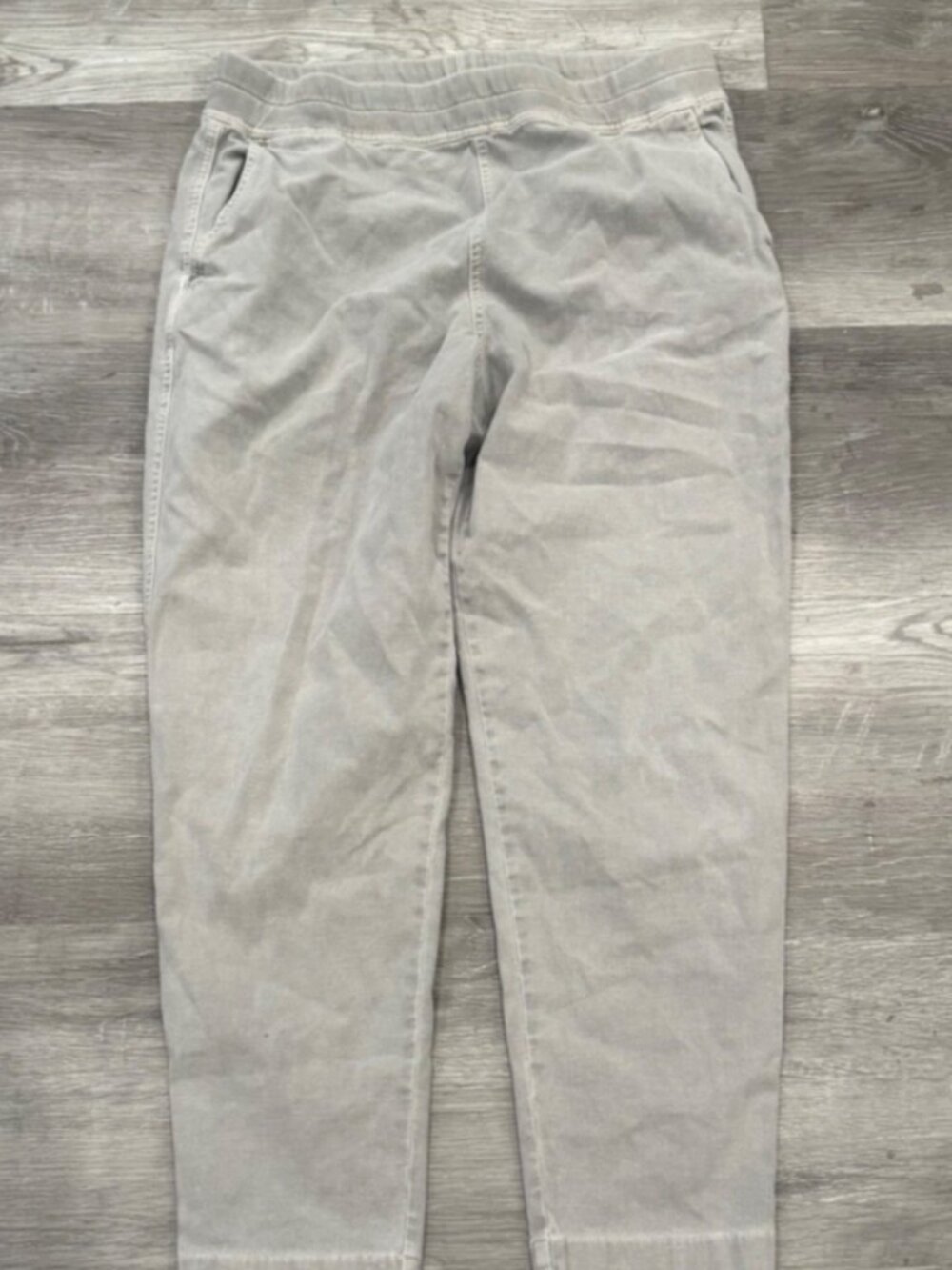 James Perse Mixed Media Pant Coyote Gray Womens S 2 Casual Resort Wear